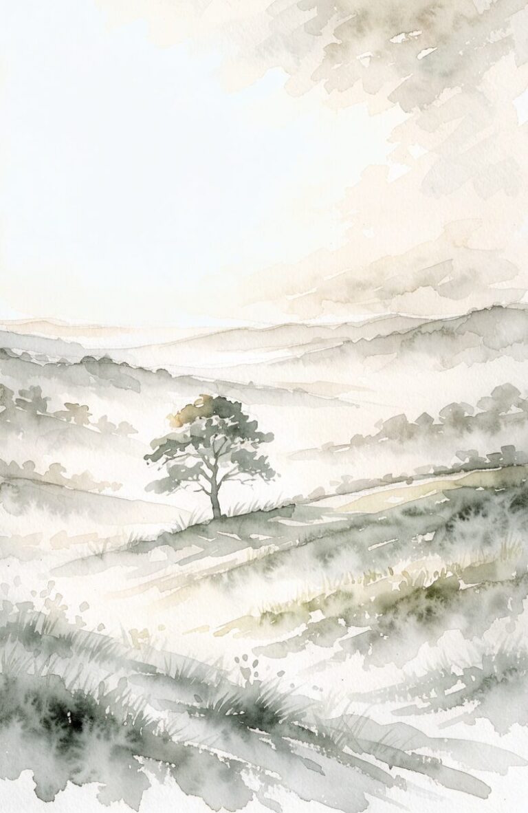 Image de condoléances : paysage paisible