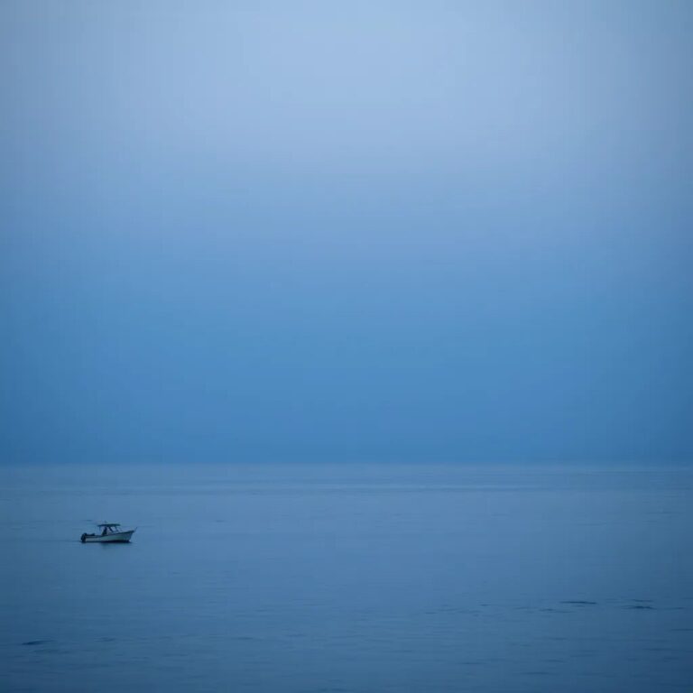 La mer à l'heure bleue