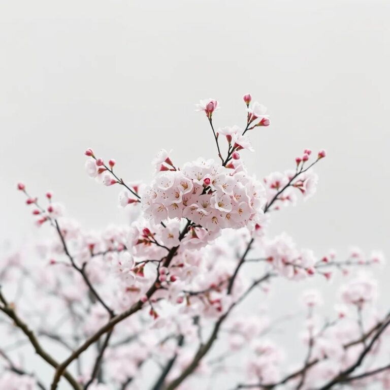 Un cerisier en fleurs