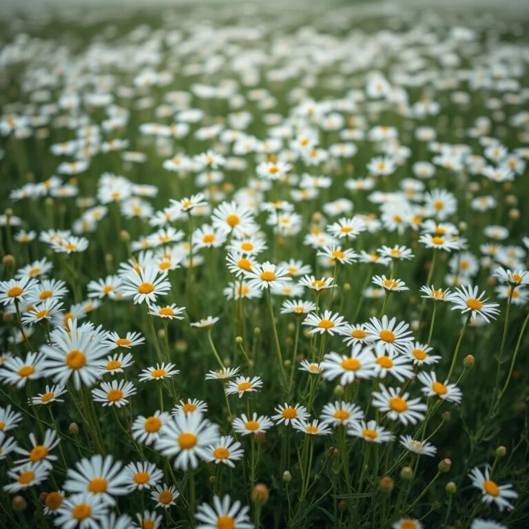 Un champ de marguerites