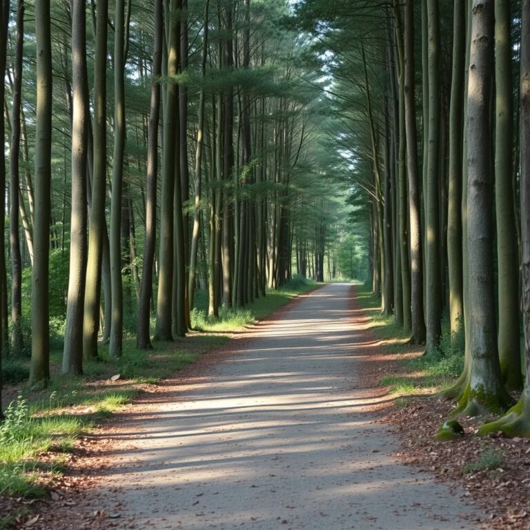 Un chemin dans les bois
